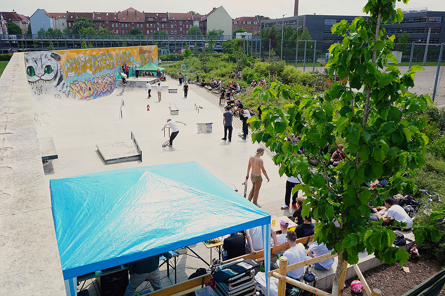 Die Skatejam 2019 fand auf der Skateanlage im Bürgerpark am Johannesfeld statt.